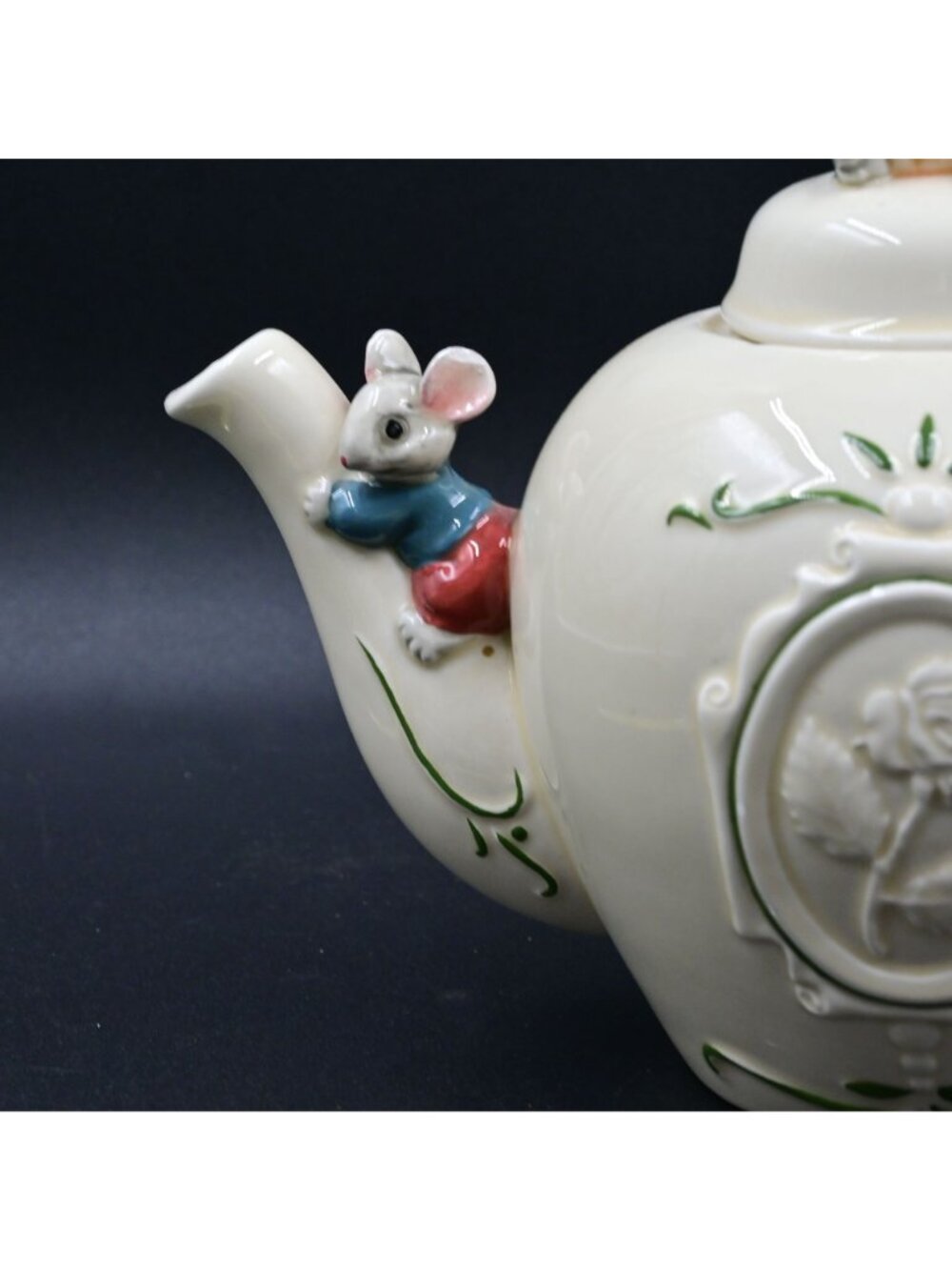 Merry Mousetales Ceramic Teapot Midwest Importers of Cannon Falls Mice Vintage - Picture 3 of 7